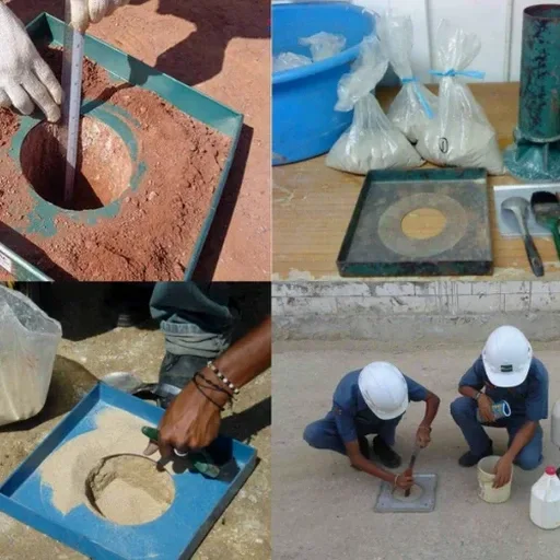 Ensaio de densidade in situ em Sobral: precisão com o cone de areia